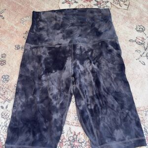 Lululemon Athletica Black Bike Shorts High-Waisted Performance